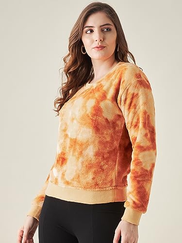 Image of Modeve Self Design Round Neck Casual Women Sweater||Winterwear||