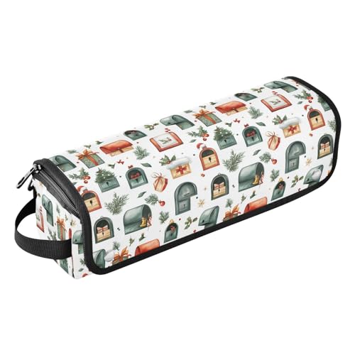 Bolsa de viaje para herramientas de cabello con base resistente al calor blanca mármol miniatura 1