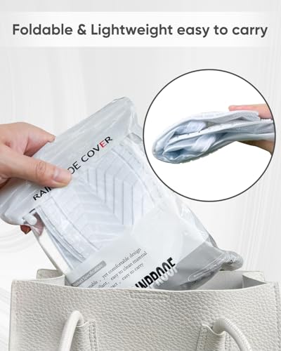 Image of Waterproof Shoe Covers, Rain Shoe Covers Transparent Reusable Non Slip Shoe Cover for Outdoor Women and Men