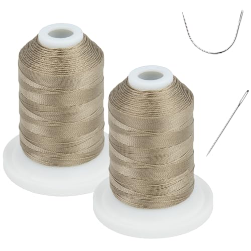 UV-beständig - Simthread Gebunden Garn Tex 69 (12wt) Polyester 100% - 250 Yards, 2 Khaki