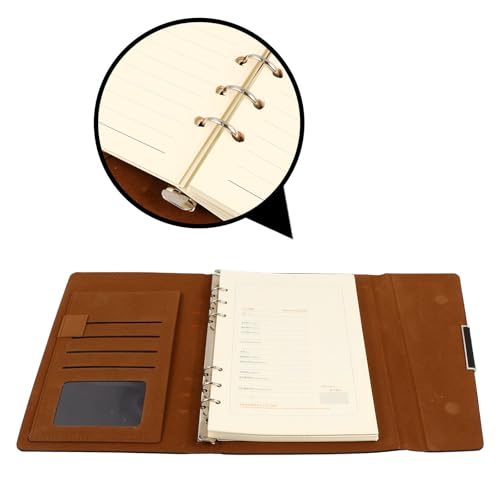 Cuaderno de planificación portátil COHEALI negro con organizador semanal creativo 7