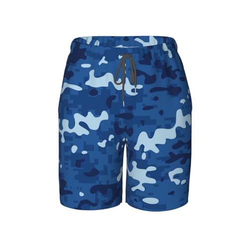 Boy Swim Trunks Teens Boy Beach Board Shorts Truck Tractor Quick Dry Bathing Suit Swimwear4