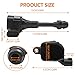 Dunviku 1 Pcs Ignition Coil Pack Compatible with Nissan 350Z Quest Armada Frontier Maxima Murano Altima Xterra Pathfinder Infiniti I35 QX4 OEM#5C1403 C1406 UF349