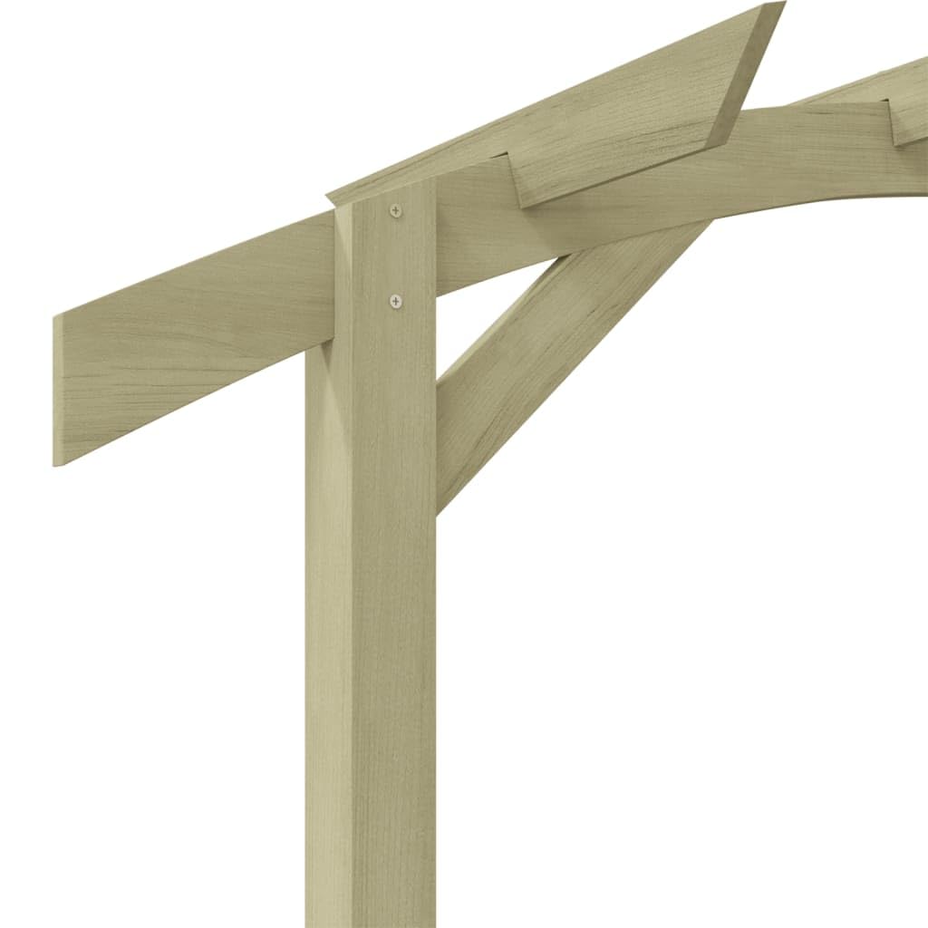Pergola Ad Arco In Legno Di Pino Impregnato - Graticcio Per Piante Rampicanti | Ideale Per Rose E Giardini - Foto 13
