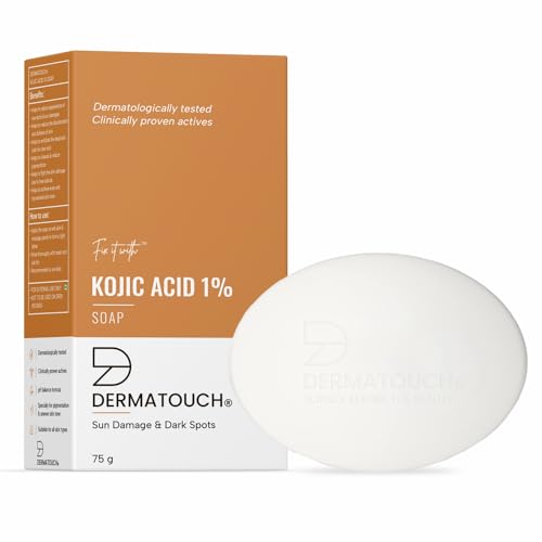 Dermatouch Kojic Acid 1% Soap with Glutathione, For 
