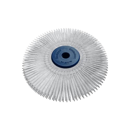 Polishing Disc – 3 Inch TS 6-Ply Radial Design, Industrial-Grade Rotary Tool Wheel for Heavy Surface Removal & Cleaning, Medium 120 Grit, White Aluminum Oxide (A/O) – 1 Unit