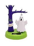  thelastplanet Solar Wackel Geist Figur Spielzeug Sammelfigur Solar Wackelfigur Klein Autodekoration Solarfigur Deko Weihnachten Halloween Dekoration Spielzeug 12X8X6cm