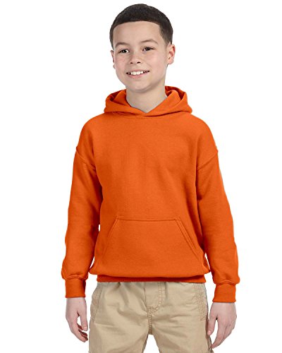 Product of Brand Gildan Youth Heavy Blend 8 oz, 50/50 Hood - Orange - M - (Instant Savings of 5% & More)