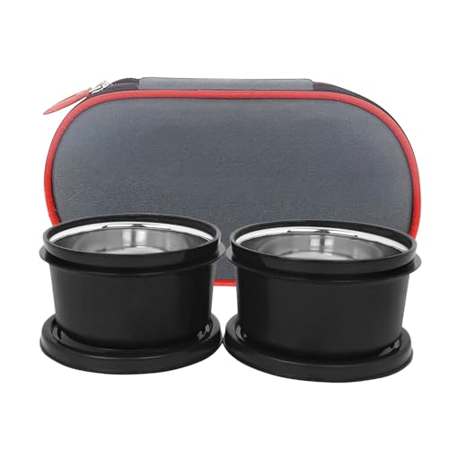 Image of Zaib Stainless Steel Lunch Box for Kids with Insulated Carry Bag | 2 Containers: 2x400ml | Durable, Leak-Proof & BPA-Free Tiffin Box for School, Travel & Picnics (Cloe)