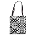 Alto Clef / Tenor Clef / C Clef Design - Black Tote Bag