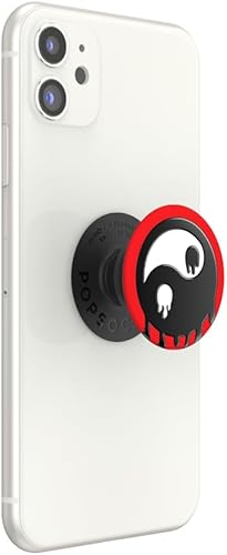 Miniatura 8 de POPSOCKETS Agarre para teléfono con soporte expandible, PopSockets para teléfono - Cráneo esmaltado