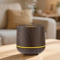 Nixtrve 300ml Diffuser, Ultraschall Aroma Diffuser für ätherische Öle, Luftbefeuchter mit kühlem Nebel, 7 Farben LED Licht und automatische Abschaltung, Diffuser ätherische Öle für Zuhause und Büro