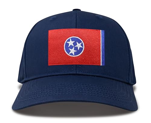 Image of International Tie State Hat for Men and Women, Adjustable Snapback Trucker Baseball Cap with Embroidered Patch