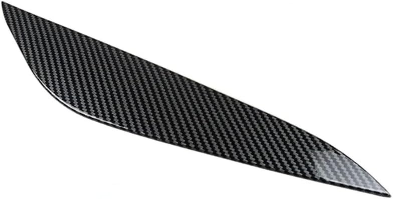 Car Eyelid Eyebrows Headlights Cover for modèle Y 2020 2021 2022 2023,Car Headlight Eyebrow Trim Cover Headlight Sticker Accessories,B-Carbon Fiber Style