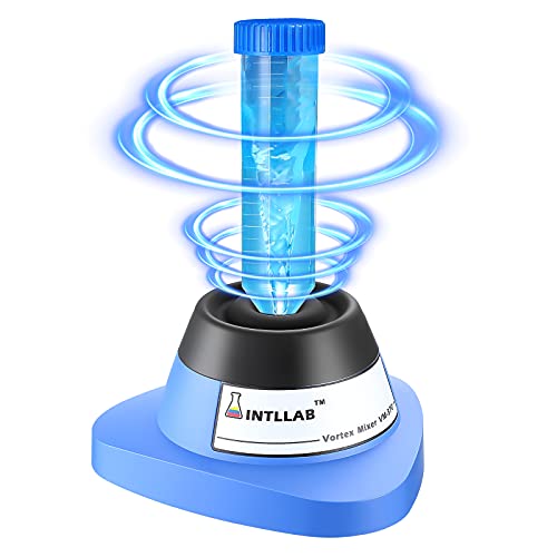 Mini Lab Vortex Mixer, Touch Function Adjustable Speed 20mm/0.79in Orbit Diameter Vortex Shaking Blender 2800RPM 50mL for Laboratory Test Tube,Centrifuge Tubes,Tattoo Ink,Gel Polish and Acylic Paints
