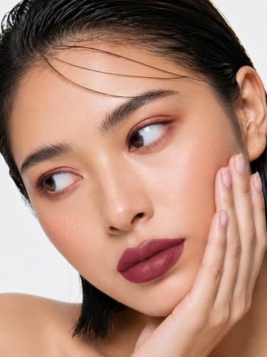 Image of FLiCKA Lip Poetry Matte Lipstick| Enriched With Vitamin E, Sulphate Free, Moisturizing, Long Lasting Upto 6Hrs, 04 Chubby Cheeks, 4g