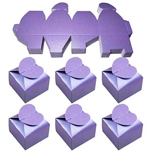 Boîtes à Dragées pour Mariage, Baptême, Anniversaire, Communion, Graduation, Fête et Noël - 50 Pièces