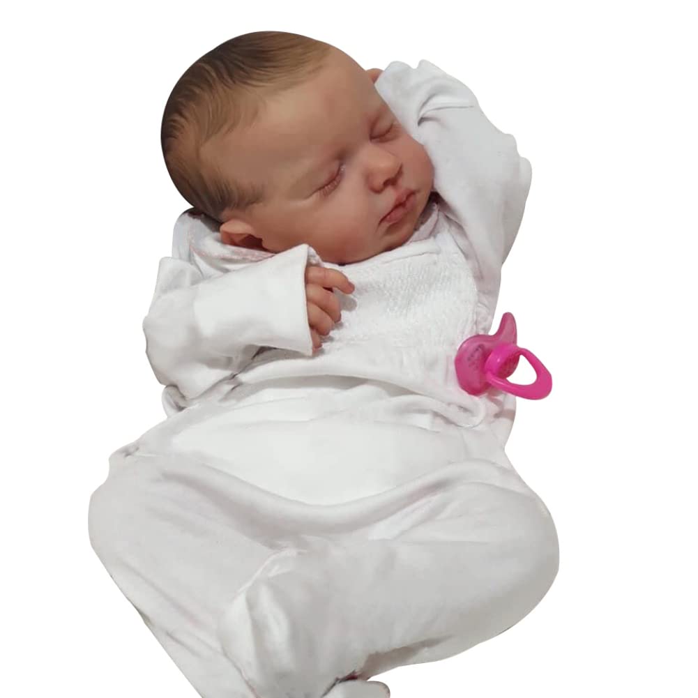 Lonian 20 Inch Reborn Baby Doll - Realistic Collectible Doll With Hand-Painted Hair