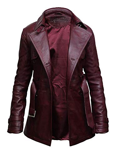 BRANDSLOCK Womens Genuine Leather Biker Jacket Coat2