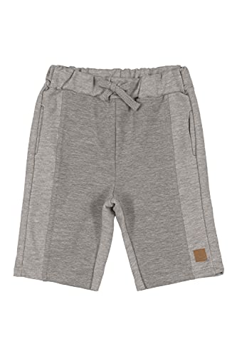 Bermuda Up Baby Infantil em Moletom e Gorgurão meninos, Mescla Cinza Medio, 8