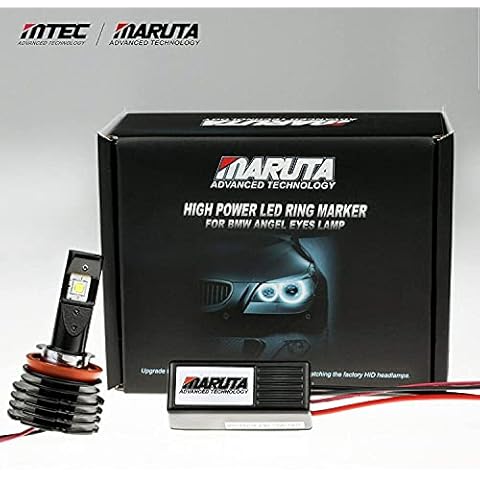 MARUTA® H8 26W 12V (Back Edition) V4.0 Cree Led 7000K Ultra High Performance B M W F01 F02 Angel Eyes Kit Cover