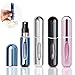 Atomizzatore di Profumo, XOPOZON 4 Pezzi Bottiglie di Profumo, 5ml Bottiglia Spray Vuote Nebulizzatore, Ricaricabili Mini Flaconi di Profumo, Atomizzatore Profumo Portatile per Viaggiare Festa