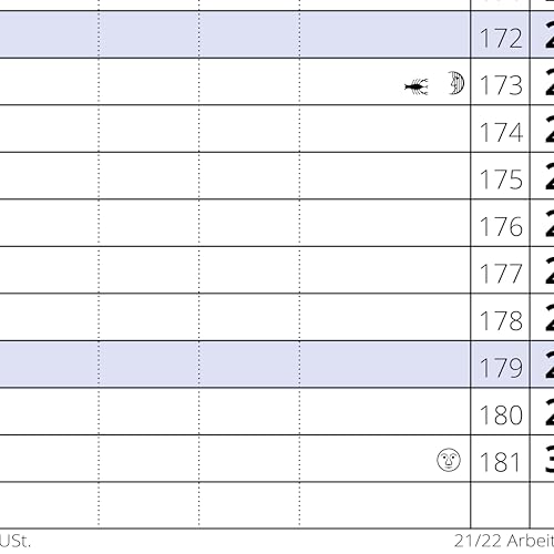 Taschenkalender für das Jahr 2026 Classica Kalender klein mit Monatsübersicht Sonn- und Feiertagen in Blau mit Adressheft PVC Einband in Schwarz