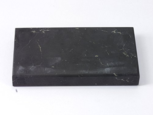Shungite Tile unpolished 100x60x12 mm Healing shungite Stone Plate