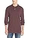 U.S. Polo Assn. Men's Classic Long Sleeve Interlock Polo Shirt, Brown Heather, Large