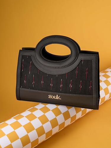 Image of ZOUK Zoe Sling Bag | Stylish Women's Crossbody Bags | Purse | Detachable Strap | Water-Resistant | Trendy Girls Side Bag | Compact & Chic