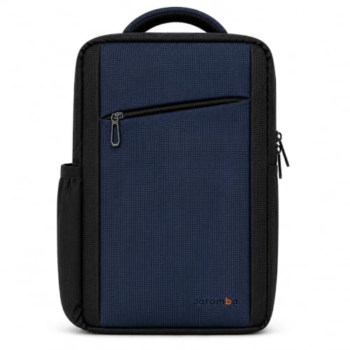 Image of CARAMBA CARRYMATE 26.5L Overnighter Laptop Backpack | Water Resistant Travel Bag with 15.6 inch Padded Laptop Sleeve, Trolley Strap & Dual Compartments for Office, Business, College Men & Women