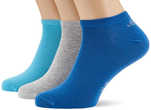 s.Oliver Socks S24001 Calcetines cortos, Azul (Star Sapphire 5543), 43/46 EU (Pack de 3) para Hombre