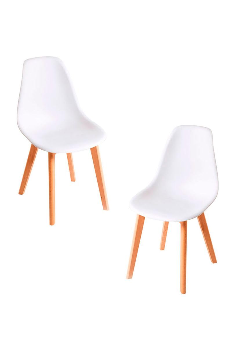 Regalos Miguel - Packs Sillas Comedor - Pack 2 Sillas Kelen - Blanco