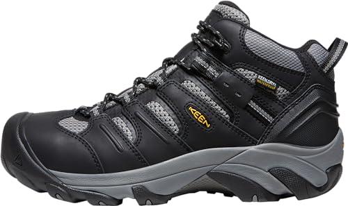 Image of KEEN Utility Men's Lansing Mid Height Steel Toe Waterproof Work Boots