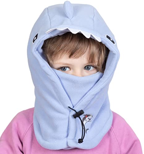 Kids Winter Hat with Mask - Ski Mask for Kids - Ninja Kids Balaclava & Winter Face Mask for Kids w/Hood - Toddler Balaclava