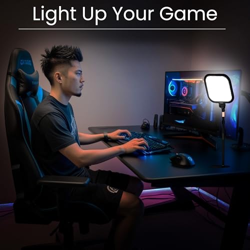 Image of Futopia Soft 25cm (10 Inch) Fill LED Ring Light Desk Lamp with Stand | 3 Adjustable Color Temperature Lighting | USB Used Perfect for Meetings & Live Streaming, Photo & Video Shoot, Instagram Reels