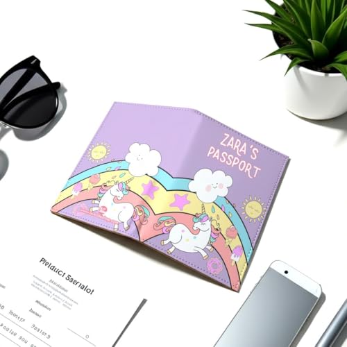 Image of Nutcase Multicolored PU Leather Women's Passport Holder (SNPNC-CUS-PASS-0206)