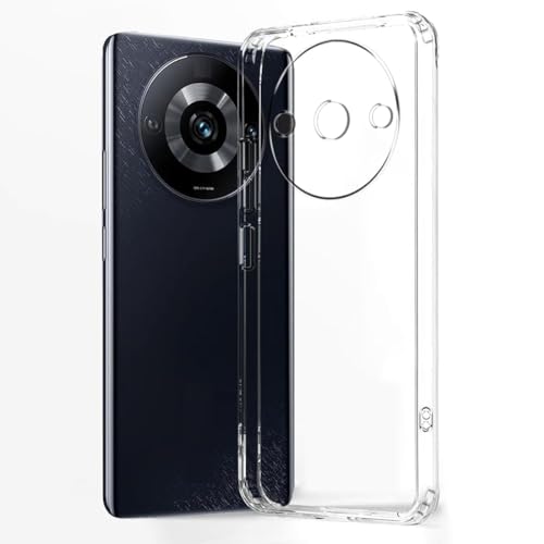 Image of COVERBLACK Soft Rubber Back Cover for Mi Redmi A3 2024 - Transparent