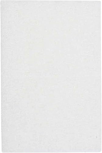 Norton 66261045600 - Almohadillas de mano no tejidas Bear-Tex de 6 x 9 pulgadas, 456 unidades, color blanco, no abrasivas, sin arañazos, paquete de