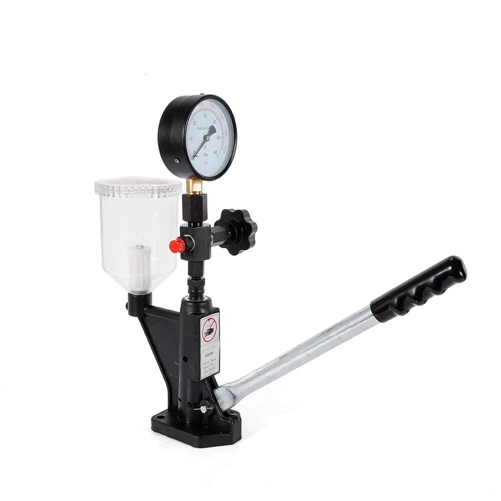Comprobador de inyectores eléctrico Common Rail CR-C + S60H, conector UE de 220 V, rango de medición de 0-60 MPa, presión de prueba de 40 MPa, capacidad de aceite de 1 L, construcción estable