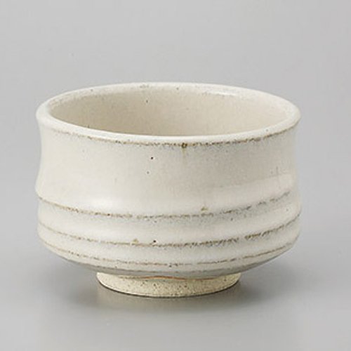 抹茶茶碗 陶器 白萩 土物 美濃焼 24a622-8