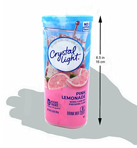 Crystal Light Pink Lemonade Drink Mix, 12-Quart 2.9-Ounce Canister (Pack Of 22) #TOP4