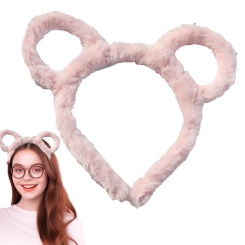 Diademas para mujer para lavar la cara, linda diadema de felpa, diadema de peluche, accesorios decorativos, maquillaje, cuidado de la piel, diadema para niños y adultos