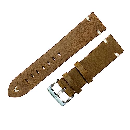 [X] U[EHb`ohXgbv18mm 20mm 22mmNCbN[XEHb`XgbvxgubN_[NuEre[WICbNXU[(Vintage Brown-Silver,22mm)