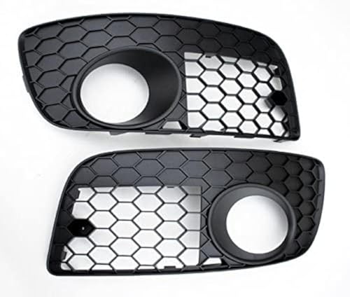 TX Racing Hex Mesh Honeycomb Style Fog Light Grille With Air Vent Intake For 2006-2009 Golf GTI MK5 / Jetta GLI MK5