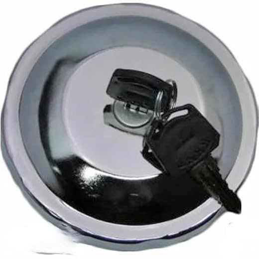 Tappo serbatoio per camion con 2 chiavi, in acciaio inox, 11 cm