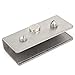 Aexit Stainless Steel Fall Protection 11mm Thick Glass Shelf Clip Support Safety Clips Holder