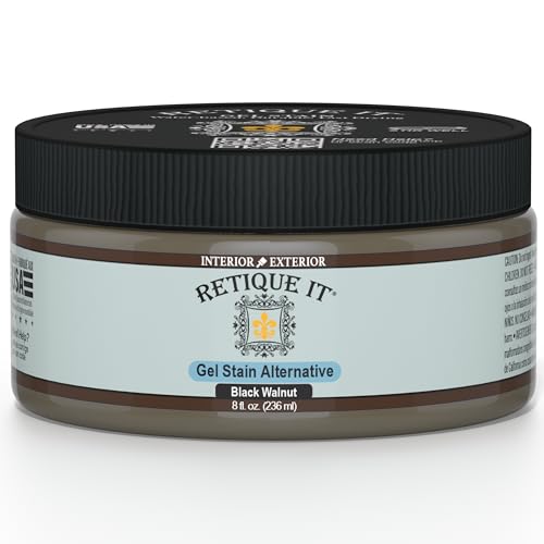 Retique It Water-Based Gel Stains (8oz, Black Walnut)