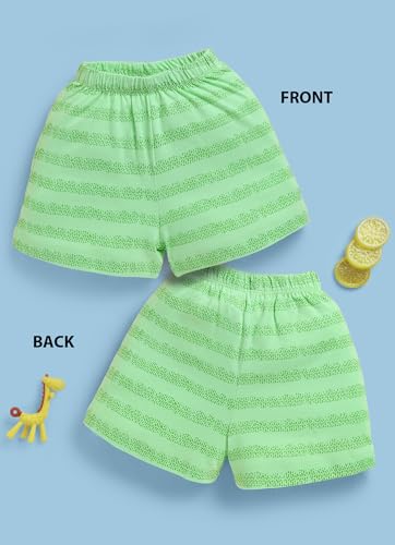 Image of LuvLap Baby Boys & Girls 100% Cotton Shorts Set Pack of 5