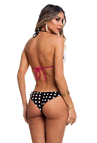 Biquini Cortininha Poá Maré Brasil P